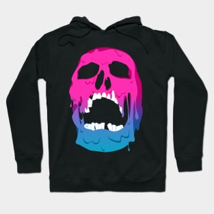 Neon Melting Skull Hoodie